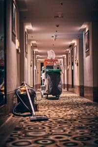 hotel hall cleaning